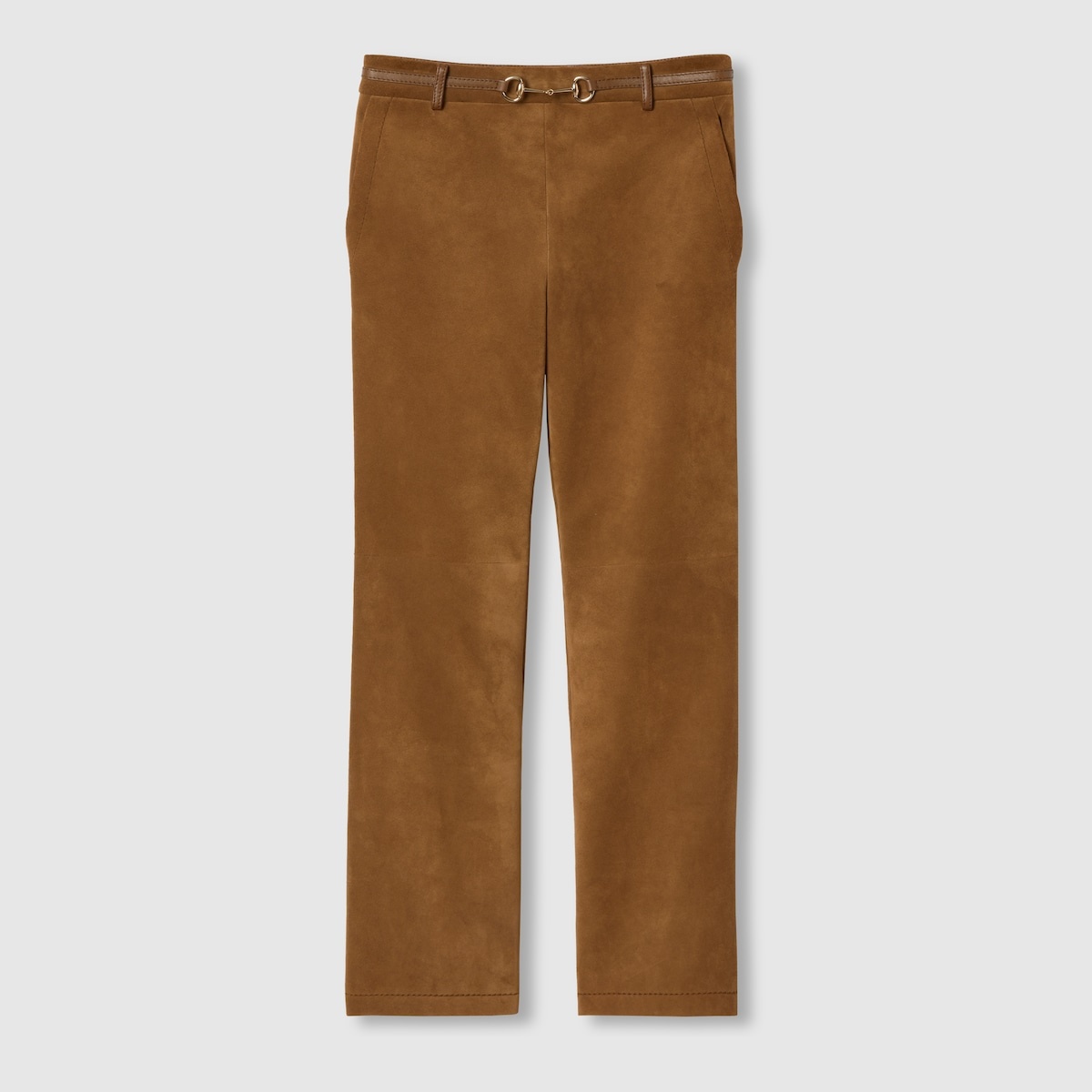 Suede pant with Horsebit - 2
