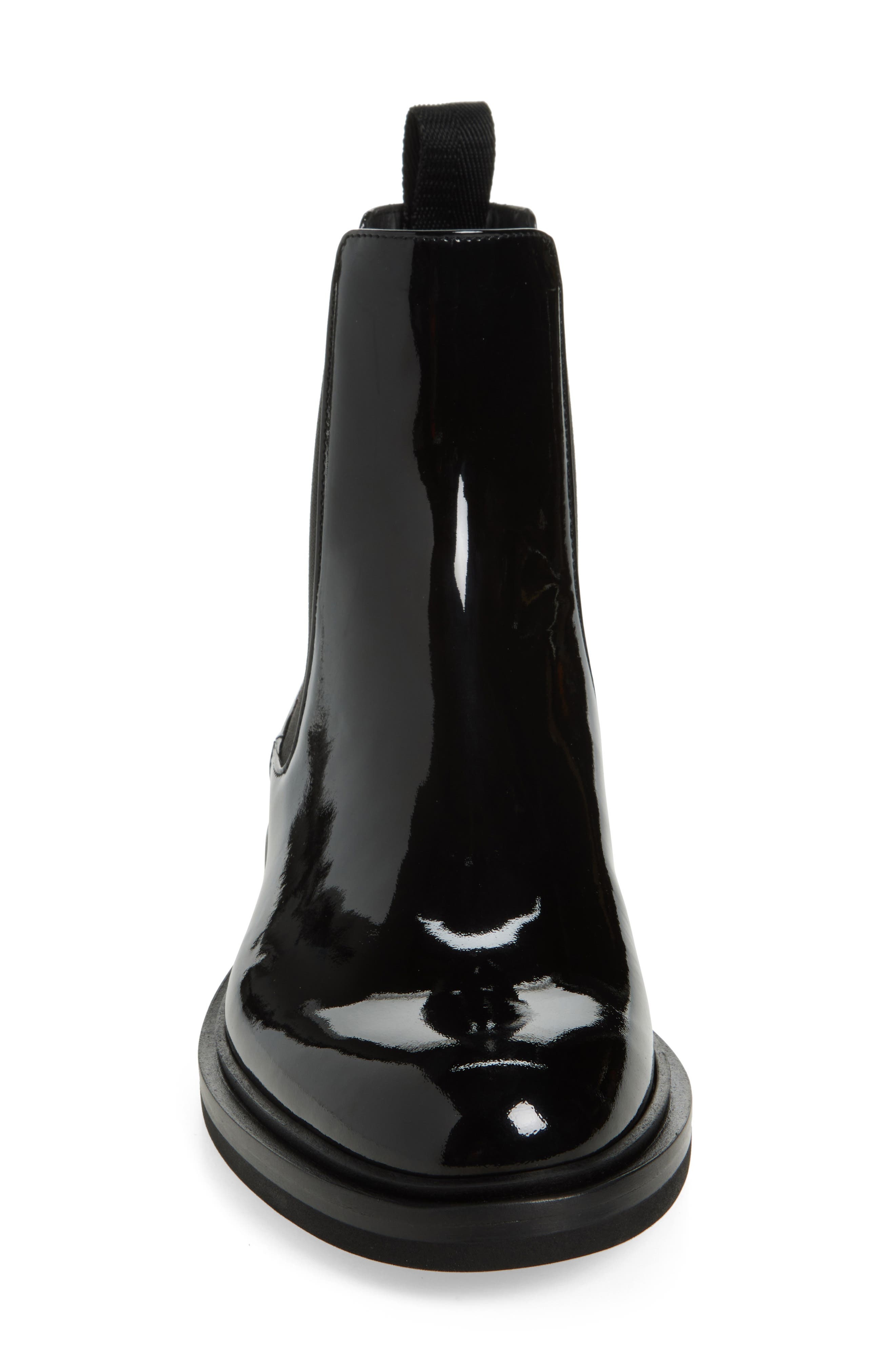 Dolce&Gabbana Vernice Patent Leather Chelsea Boot in 80999 Nero at Nordstrom - 4