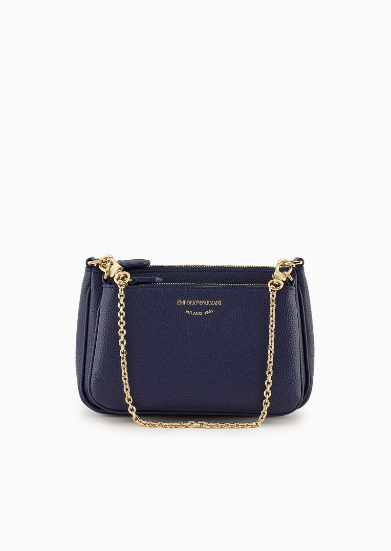 Deer-print double mini bag with shoulder strap 1