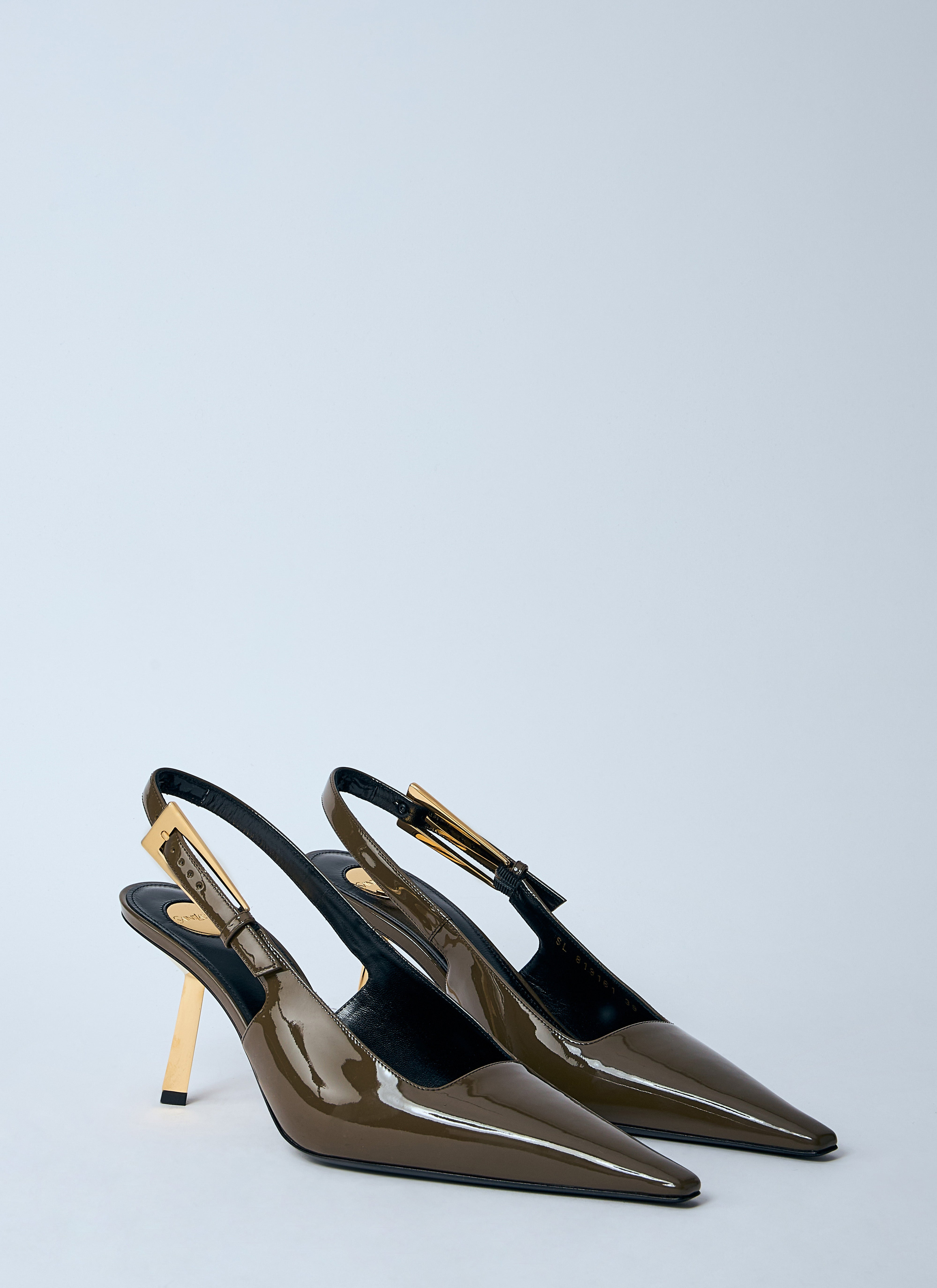 Saint Laurent Women Lee Slingback Pumps - 2