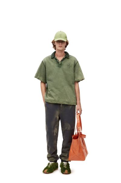 Loewe Puffer polo top in cotton outlook
