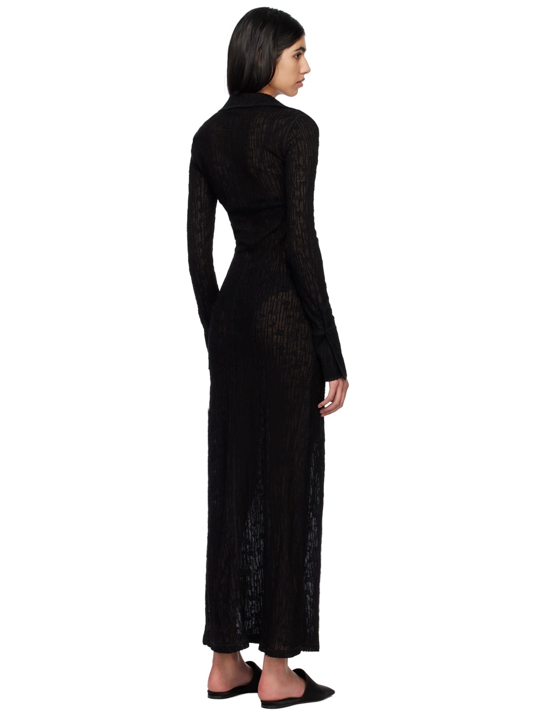 Black Cenci Maxi Dress - 3