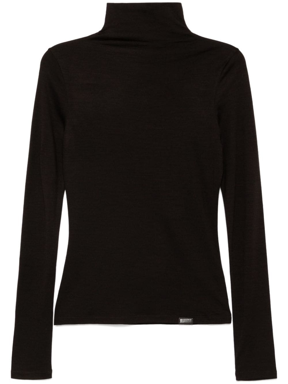 basic roll-neck top - 1