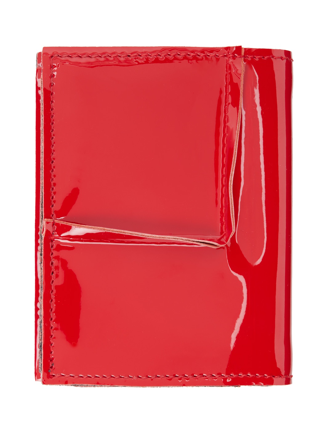 Red Reversed Hem Wallet - 2