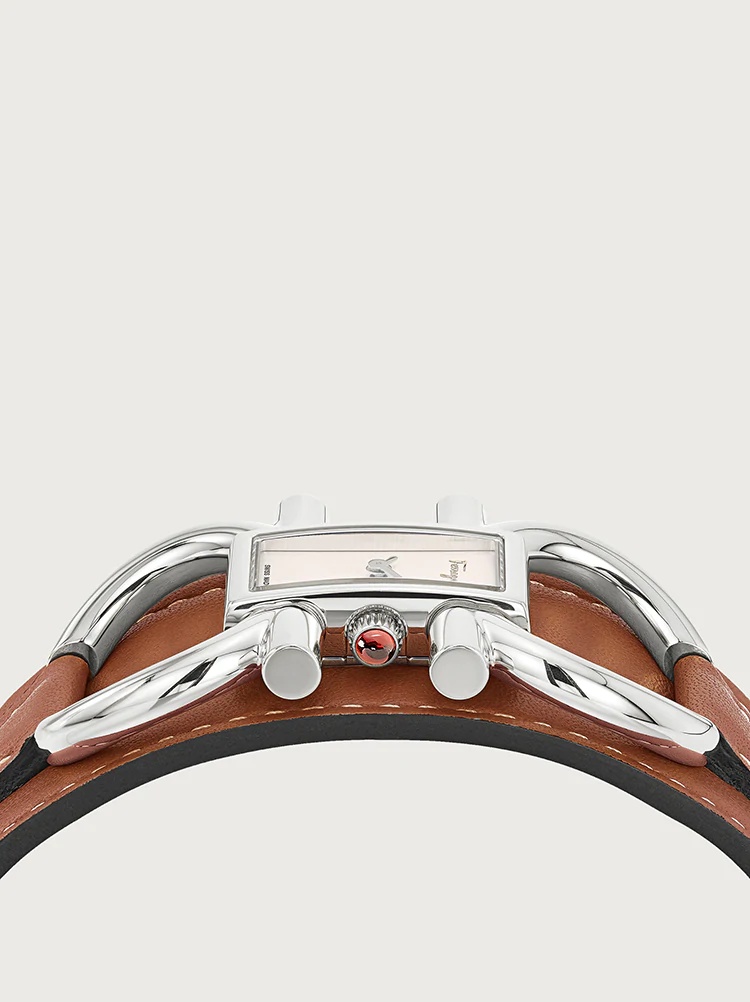 DOUBLE GANCINI CUFF WATCH - 3