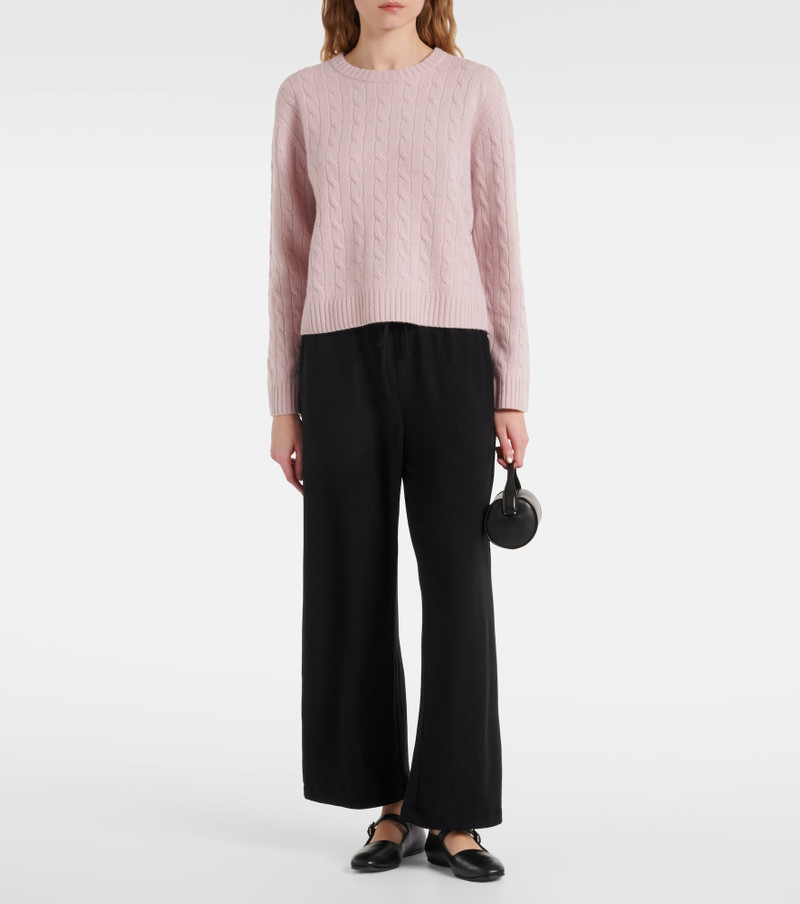 LESET Zoe cable-knit sweater outlook