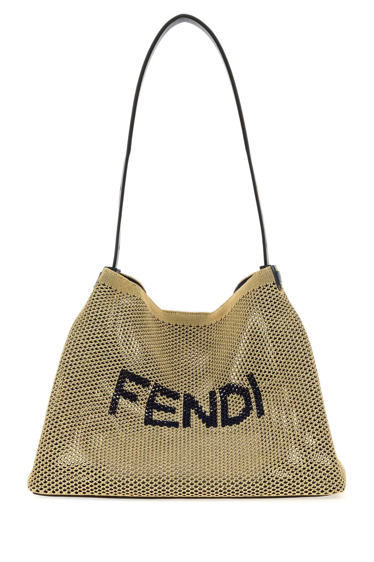 Fendi Men Raffia Large Hobo Soft Shopping Bag - 1