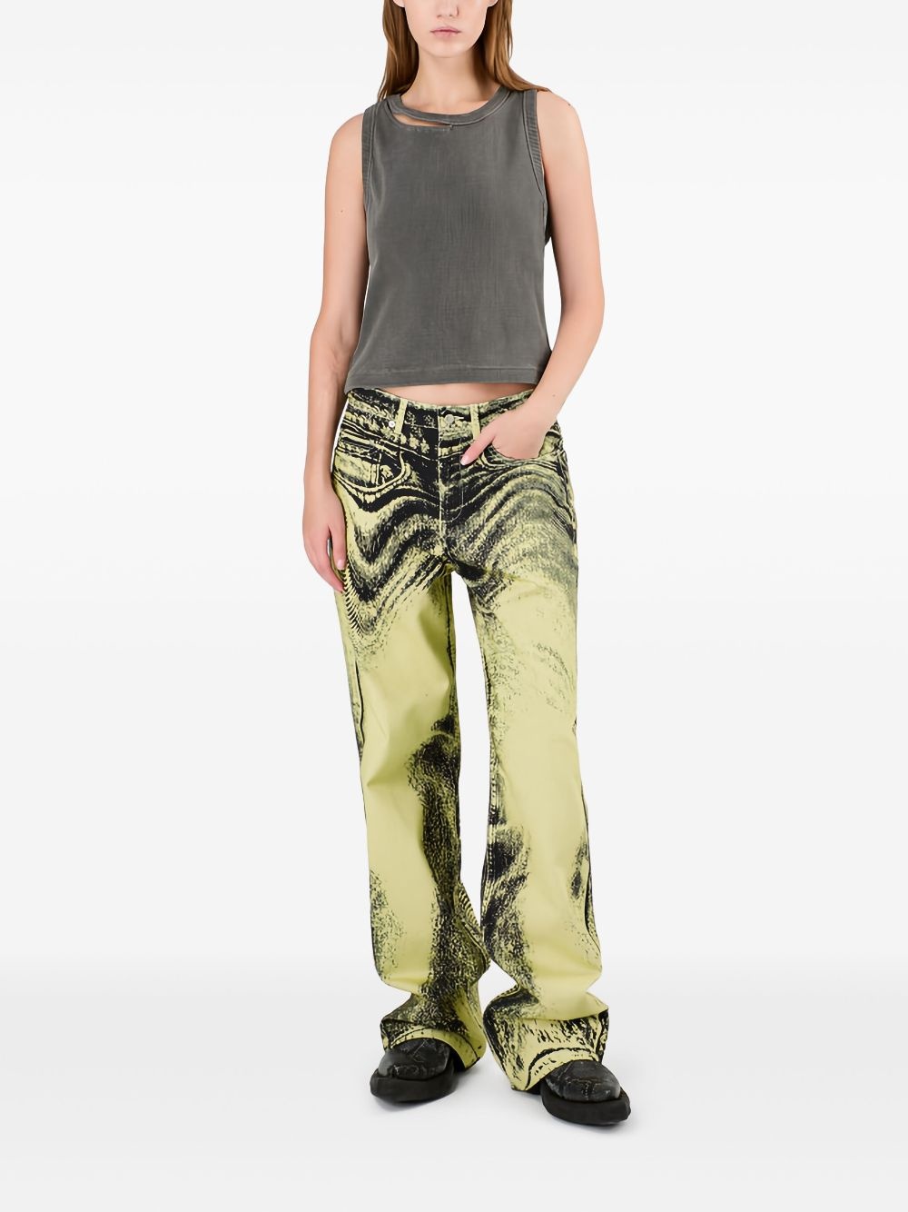 wide-leg jeans - 5