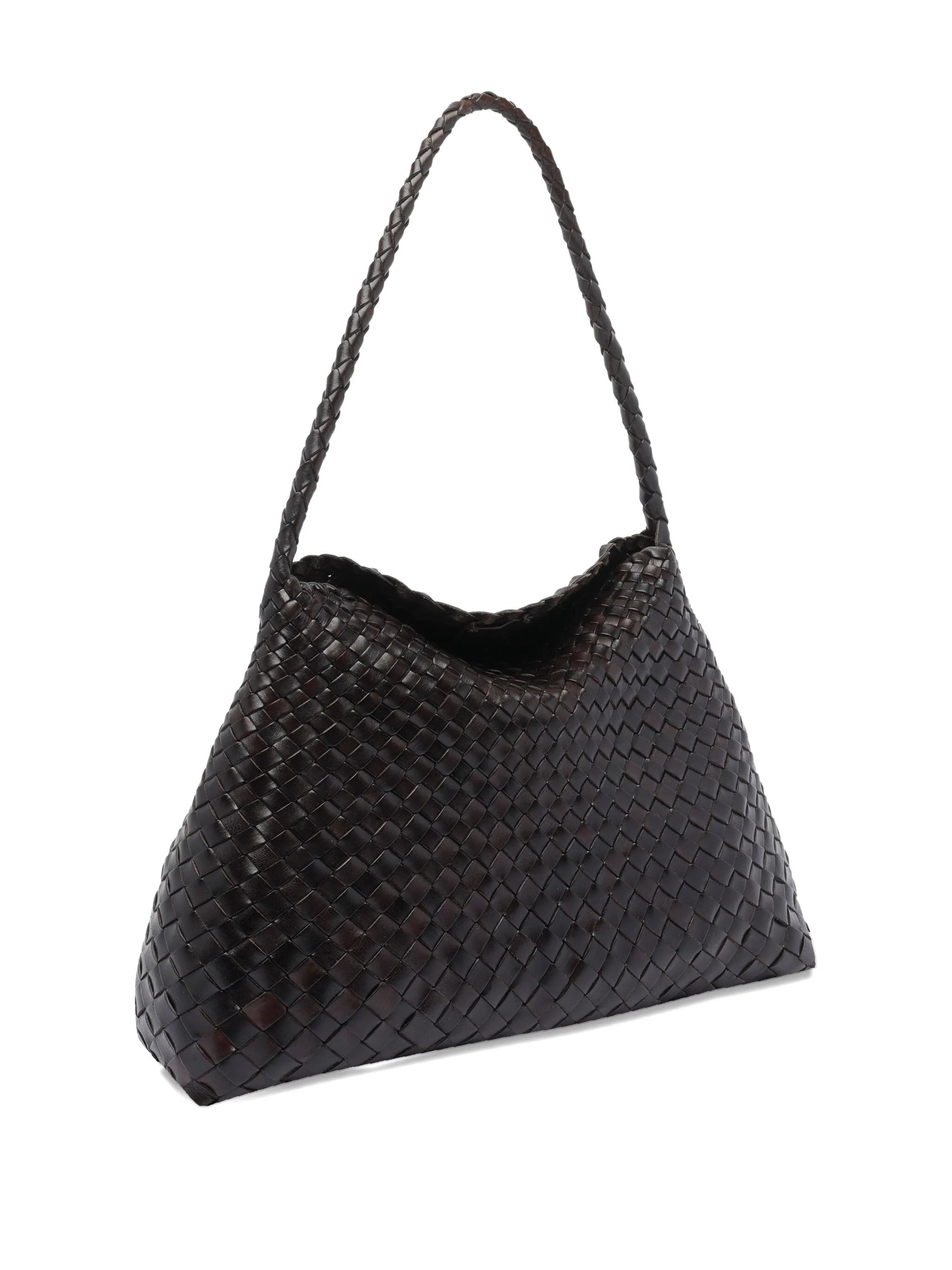 Dragon Diffusion Woven Leather Shoulder Bag - 3