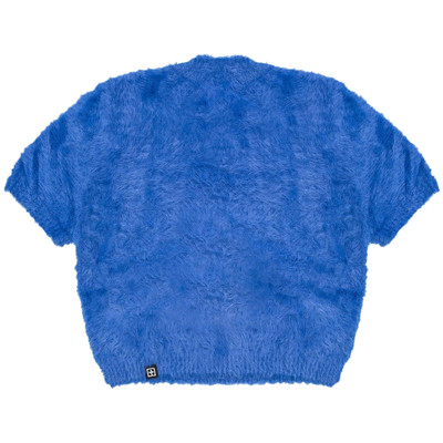 Ksubi Ksubi Cyber Knit Short-Sleeve Top 'Blue' outlook