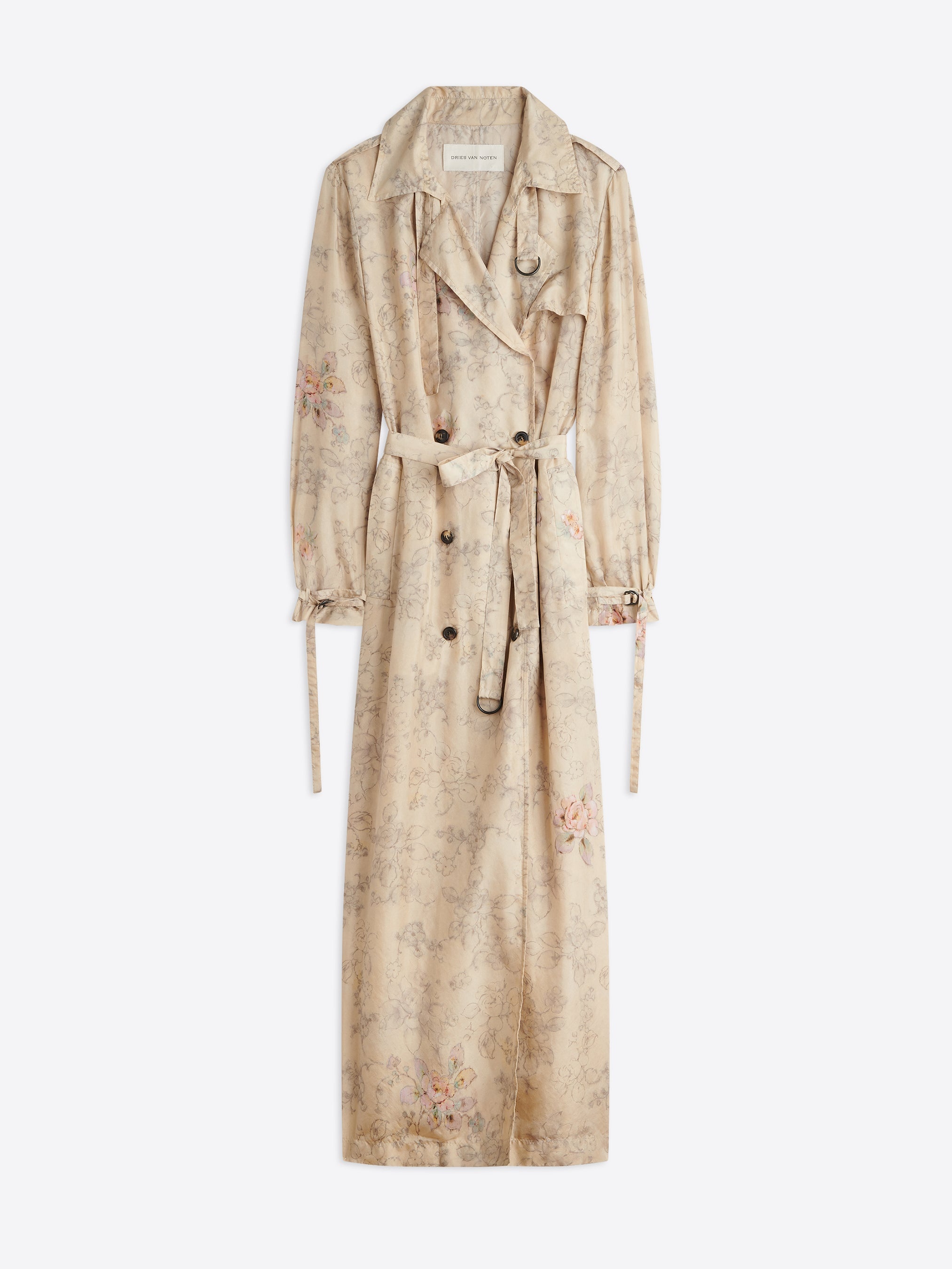 Dries Van Noten SILK TRENCH COAT | REVERSIBLE