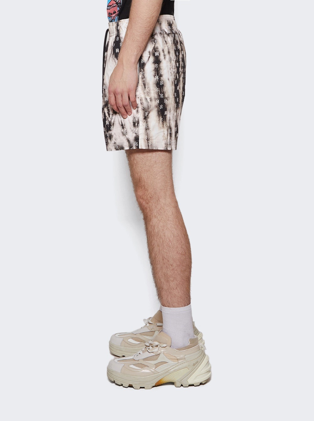 Bleached MA Paisley Swim Shorts Black - 4