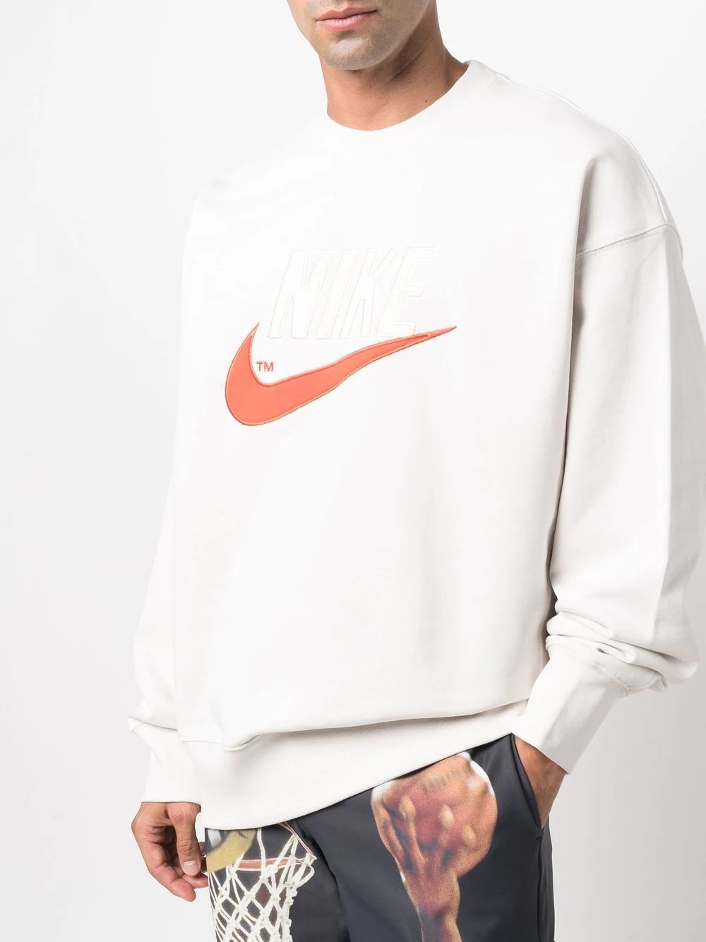 Swoosh cotton sweatshirt - 5
