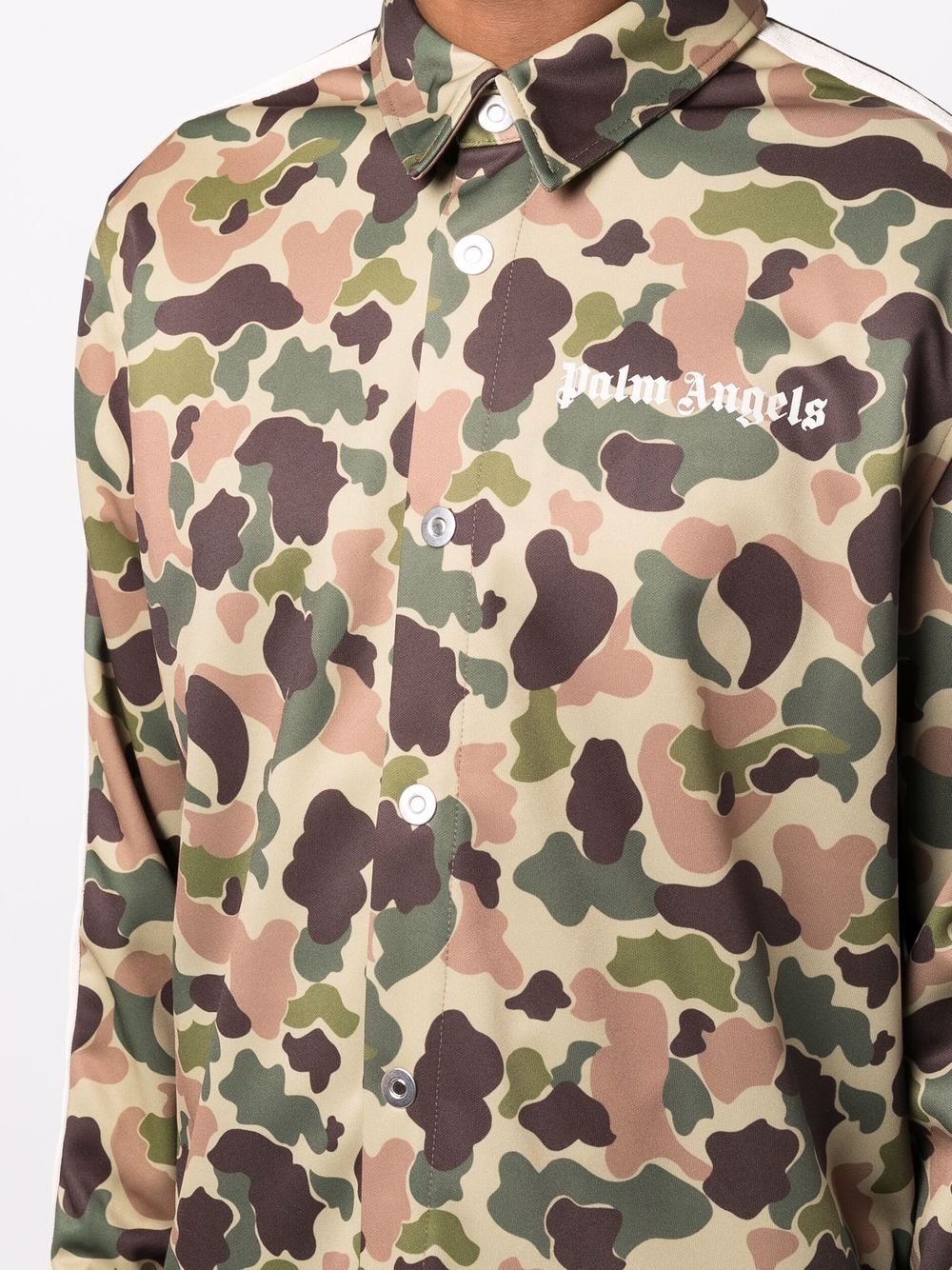camouflage-print track shirt - 5