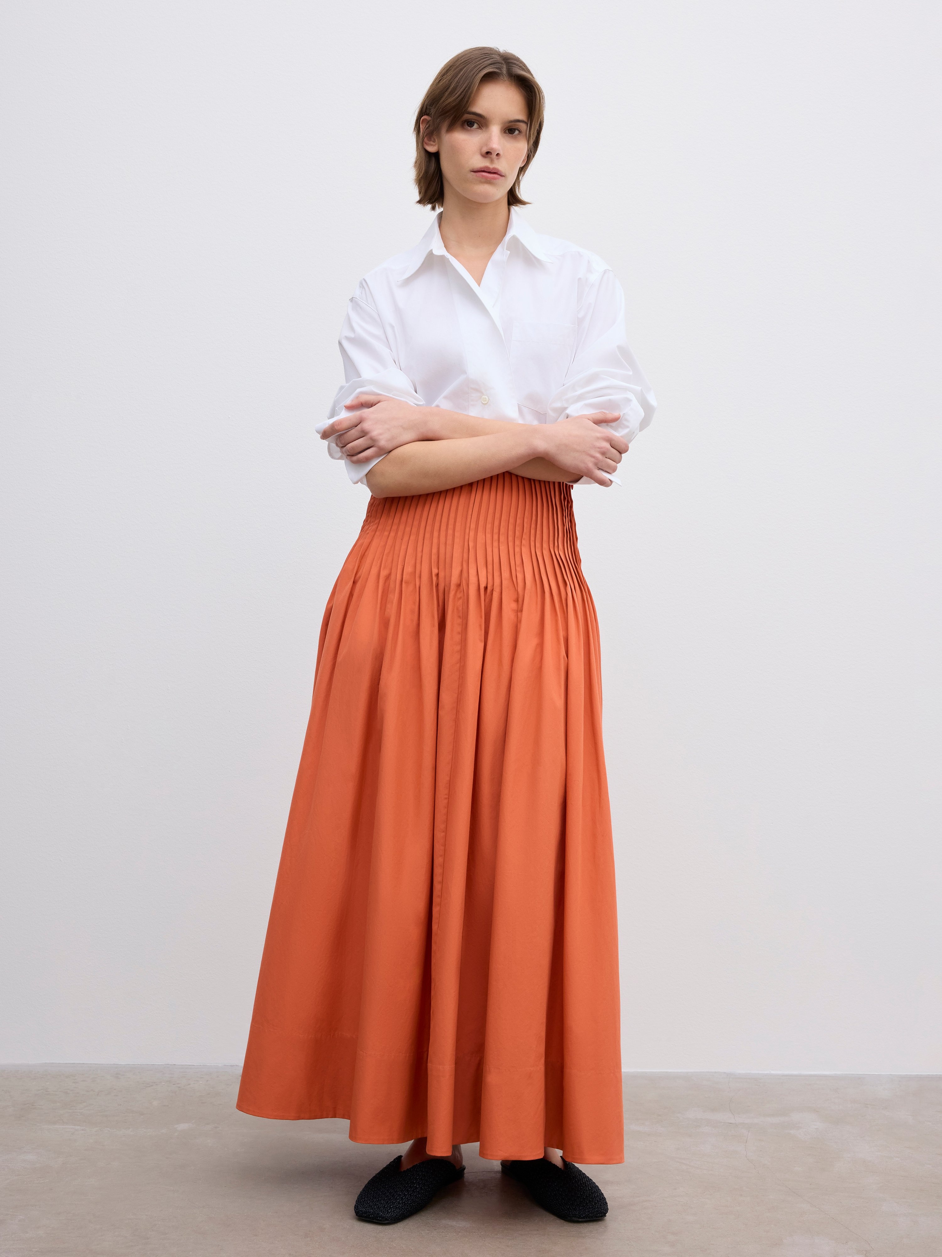 Poplin maxi skirt - 3