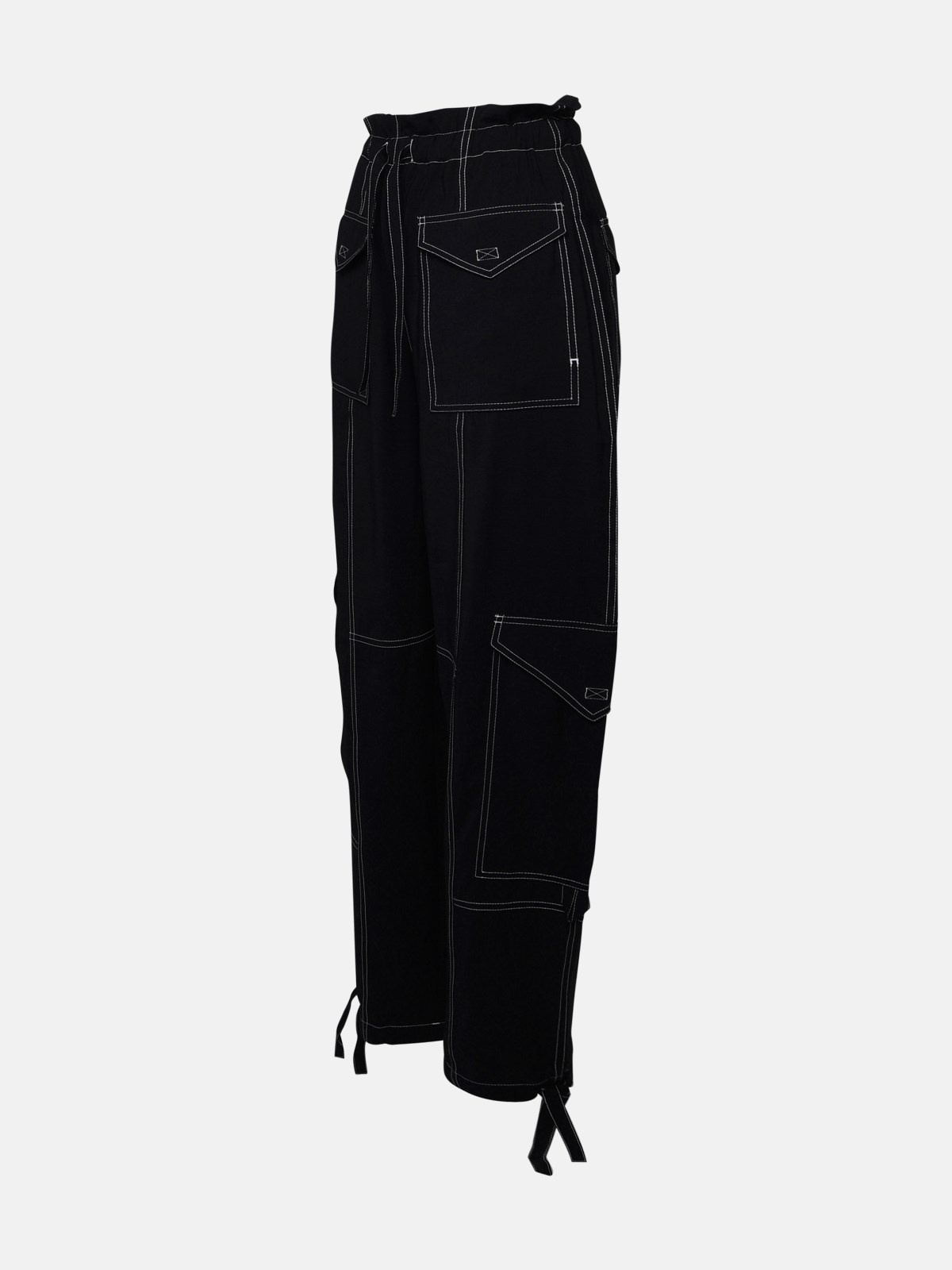 Black cotton pants - 2