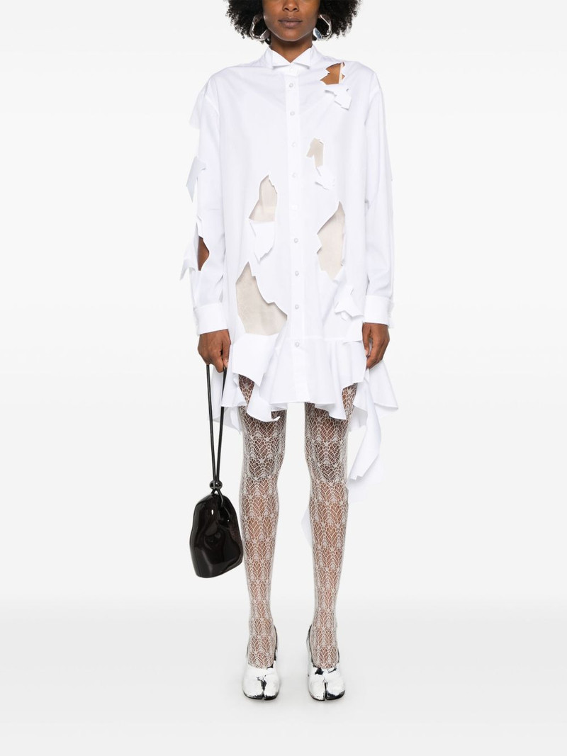 VIKTOR & ROLF cut out-detail shirt dress outlook