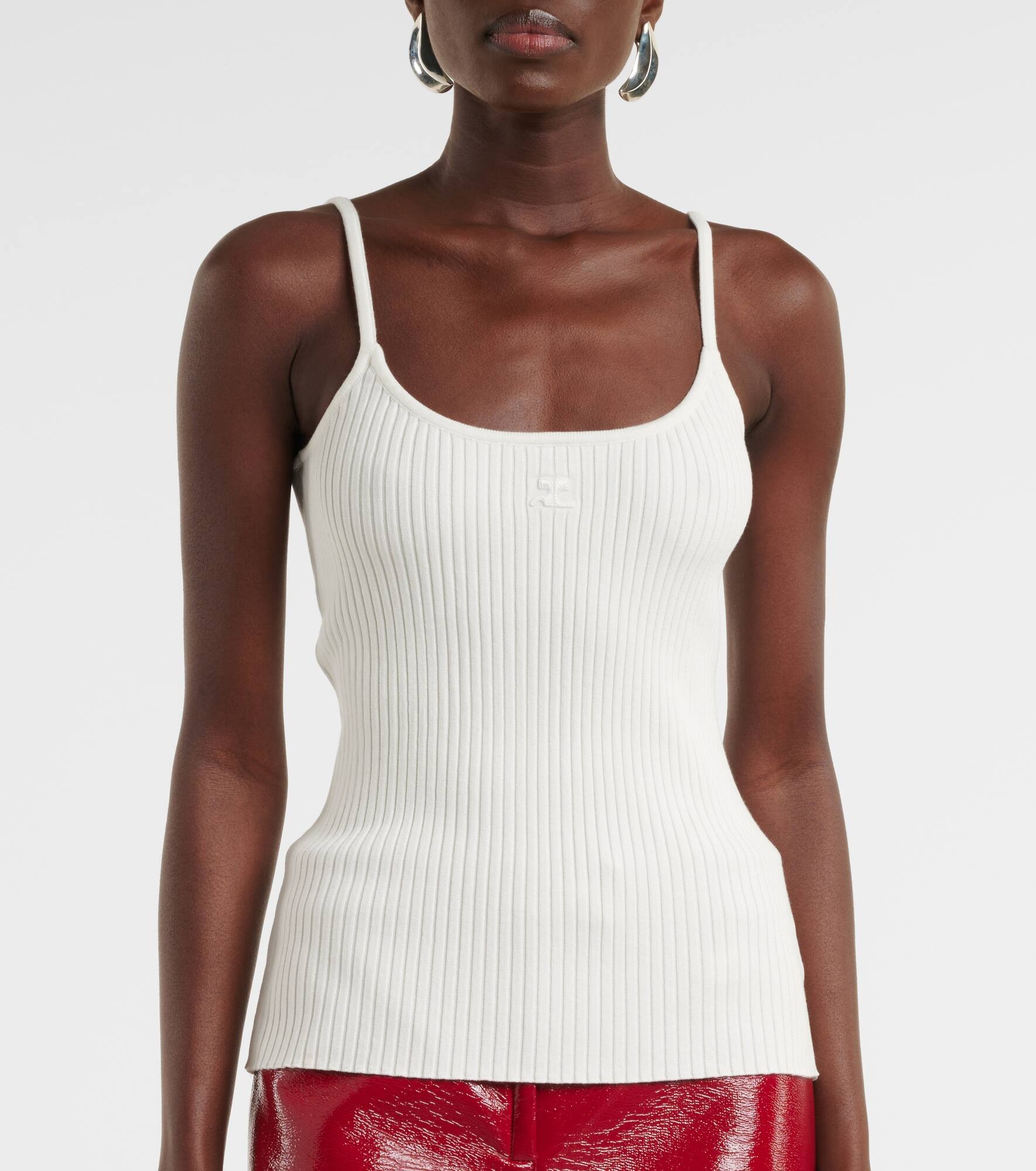 Reedition ribbed-knit top - 4