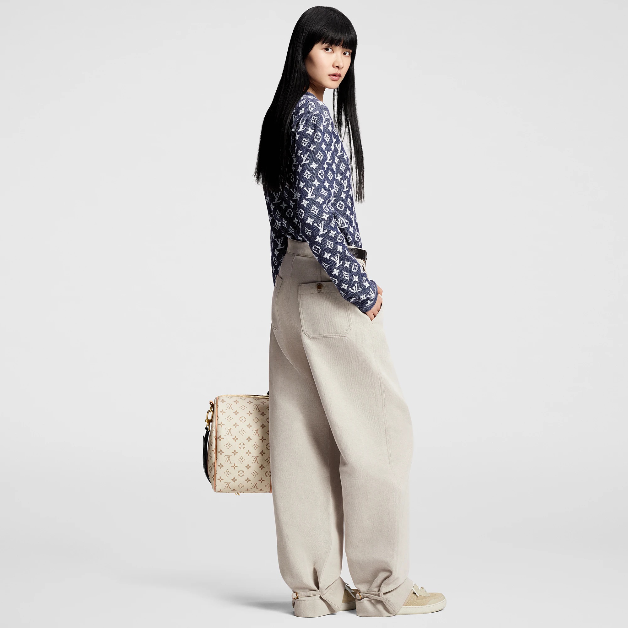 Monogram Jacquard Pullover - 2