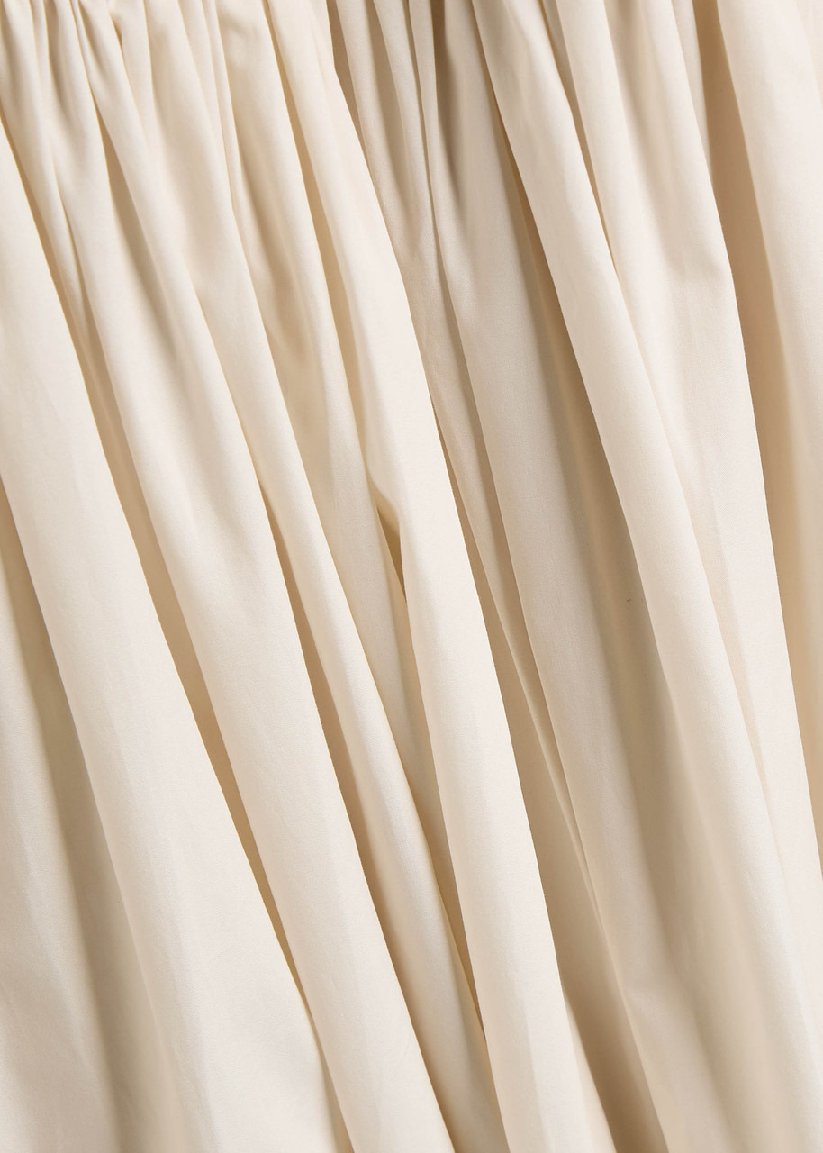 Esse Studios Pleated Cotton-poplin Maxi Skirt - 5