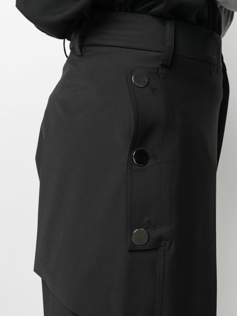 high-rise straight-leg trousers - 5