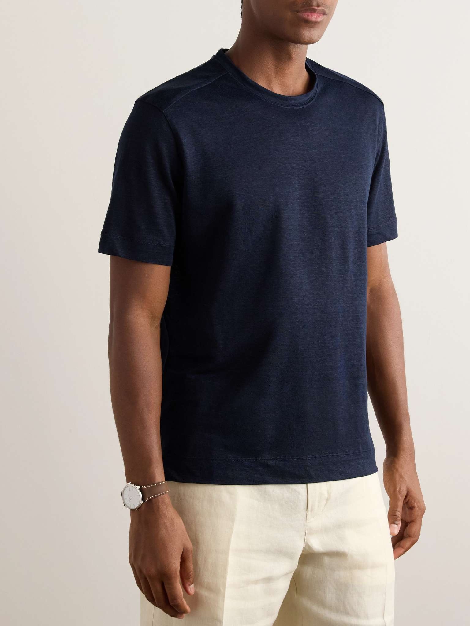 Linen-Jersey T-Shirt - 2