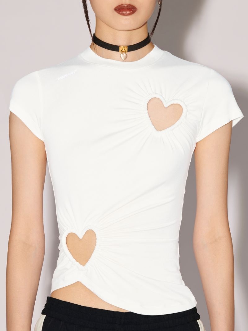Cut Out Hearts T-Shirt - 6