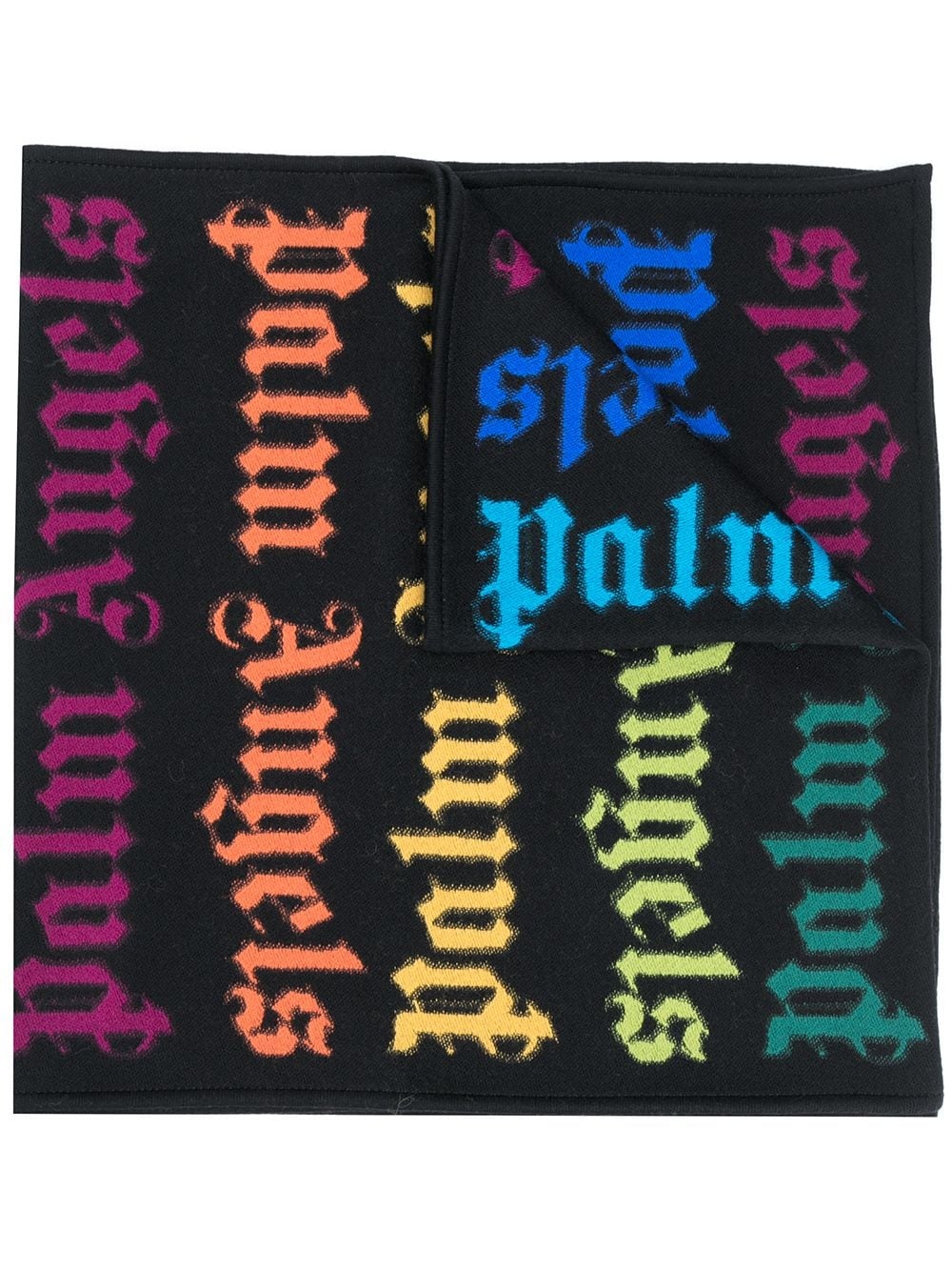 rainbow logo scarf - 1