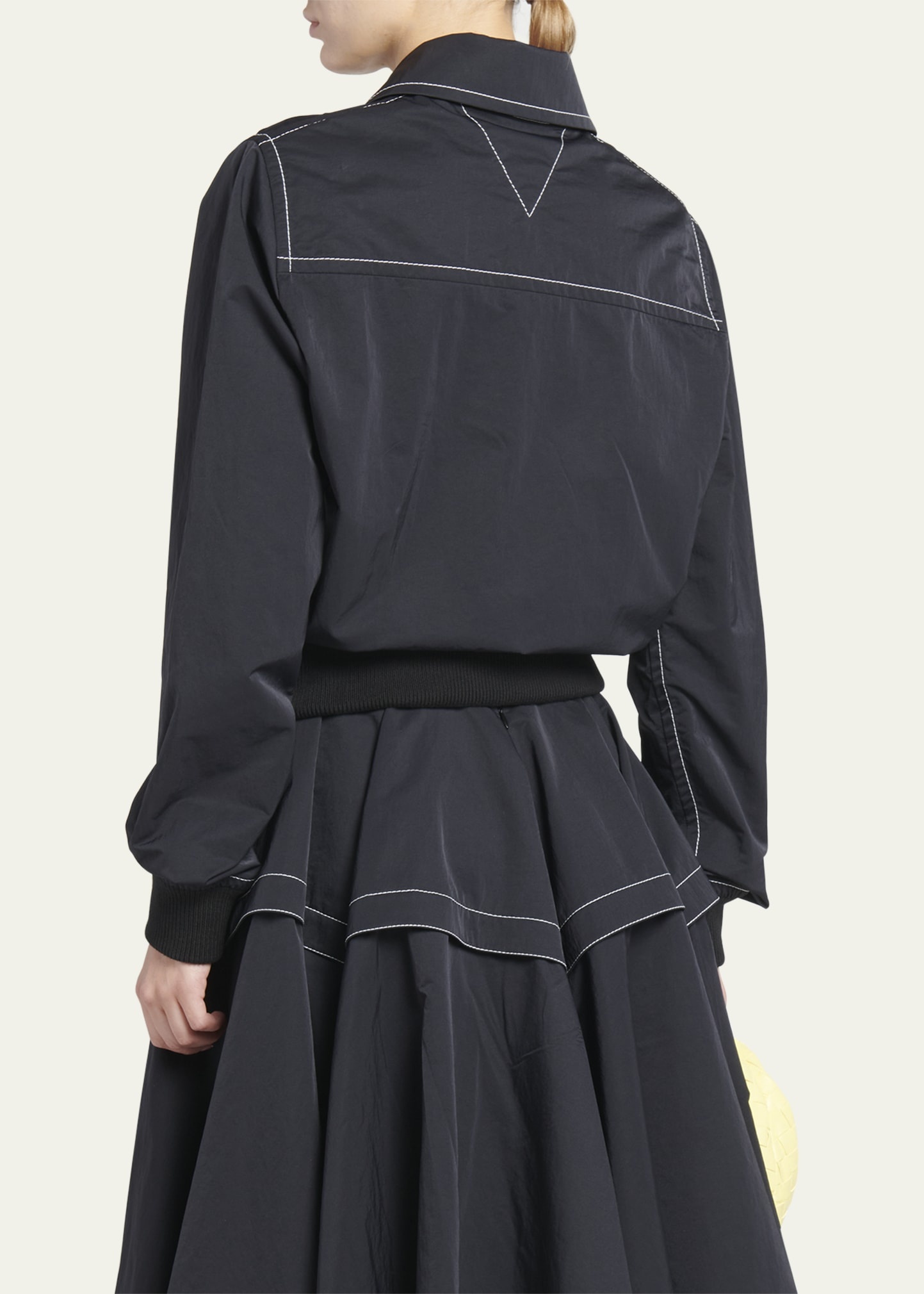 Tech Nylon Bomber Shirt - 3