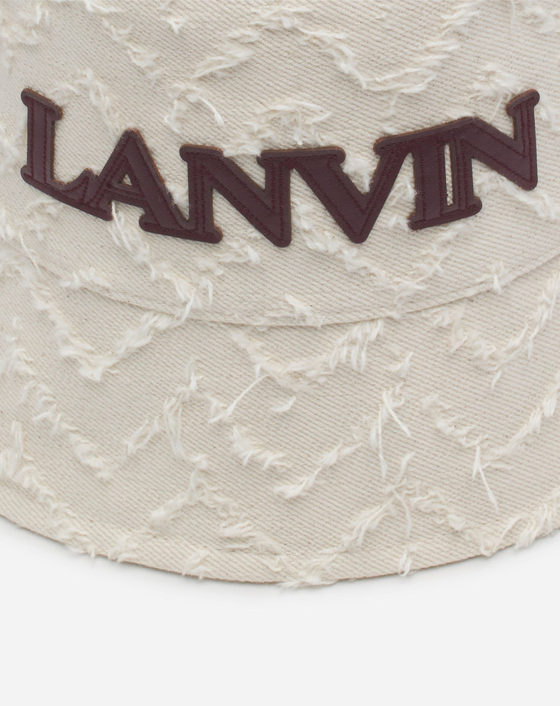 HERRINGBONE MOTIF LANVIN BUCKET HAT 4