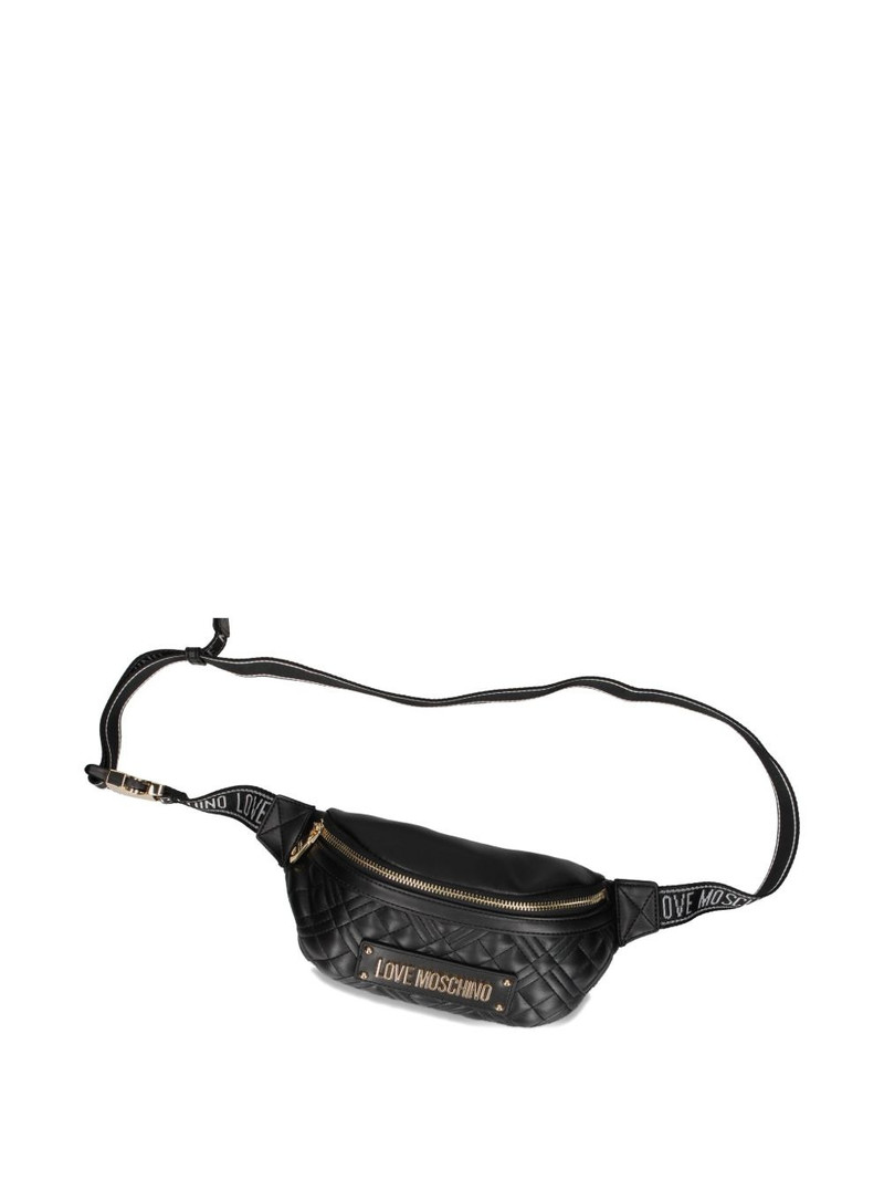 quilted logo belt bag 3