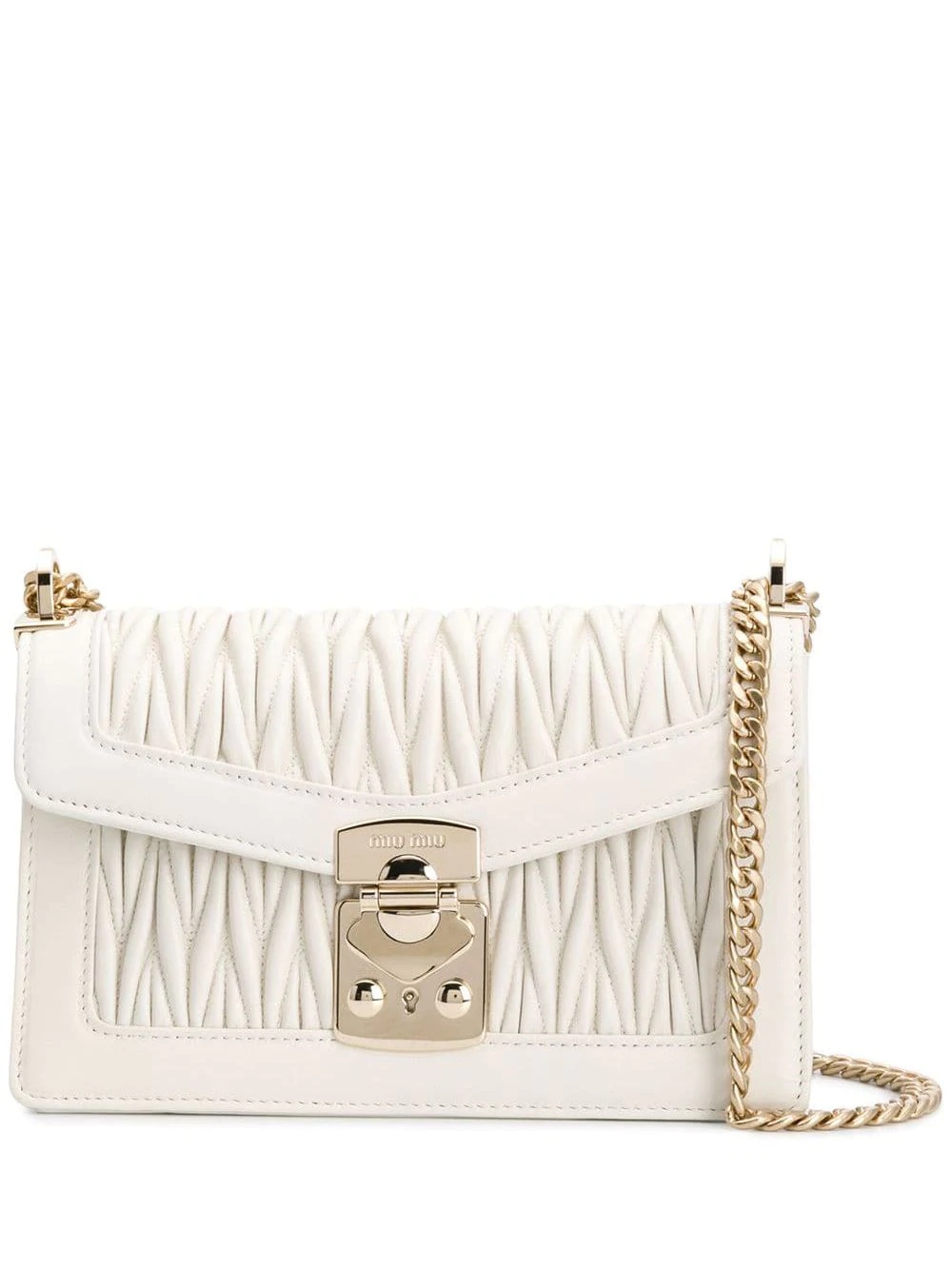 Confidential matelassé crossbody bag - 1