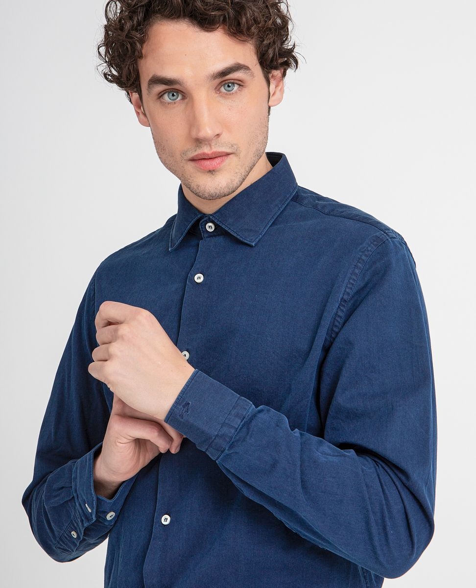 Cotton Denim Shirt - 4