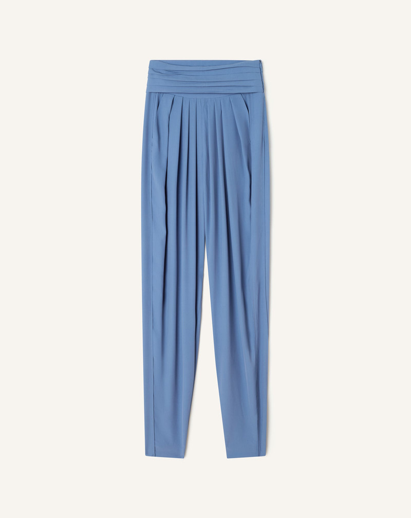 DRAPED PANTS IN CREPE DE CHINE 1