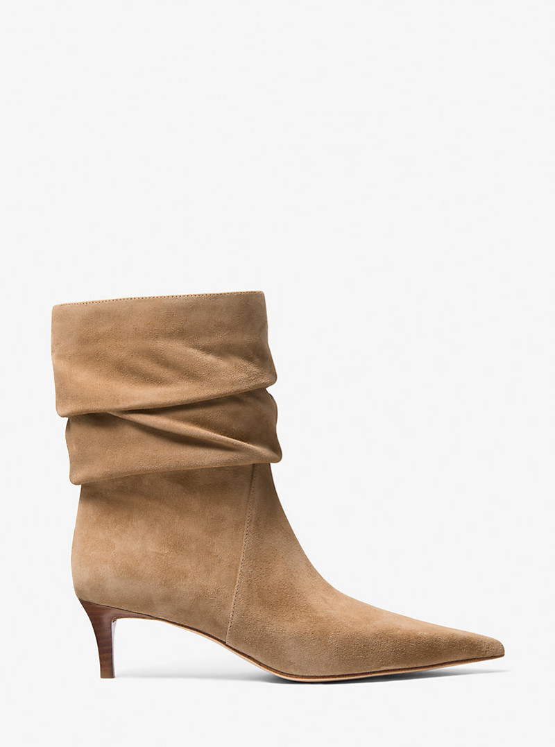 MICHAEL KORS Dawn Suede Ankle Boot outlook