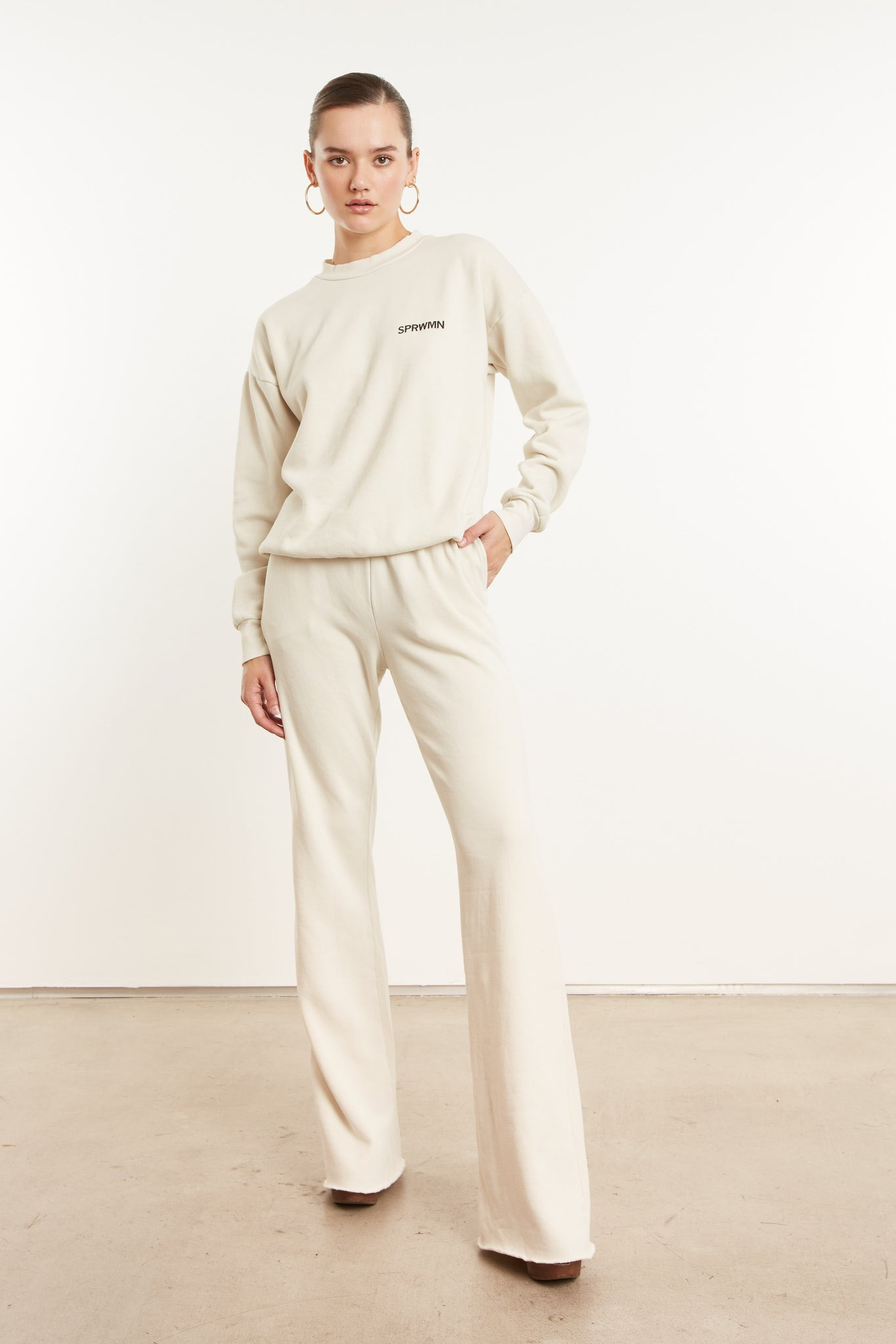 VINTAGE WHITE LOGO SWEATSHIRT - 3