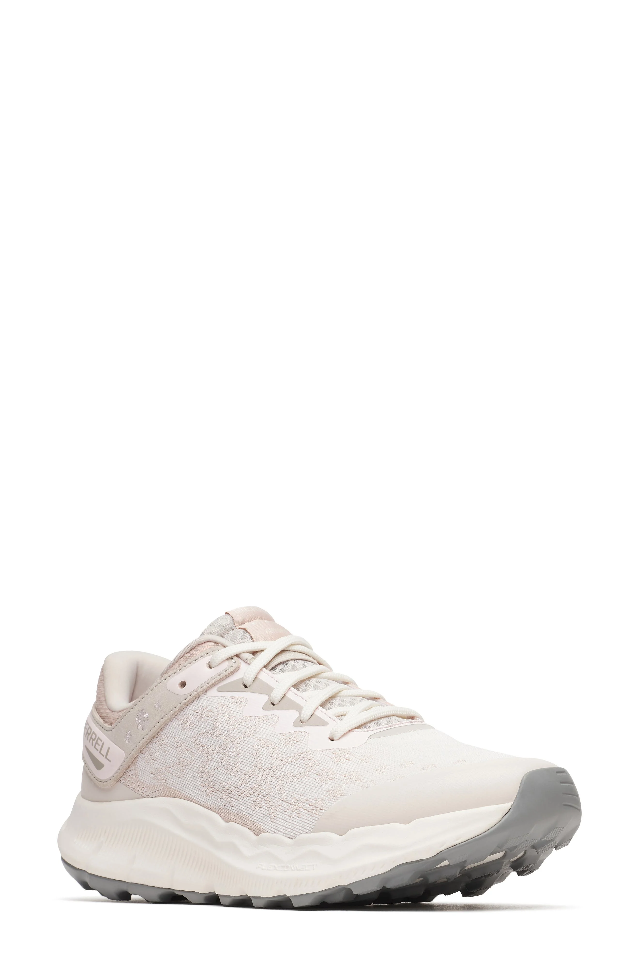 Merrell Antora 4 Allure Trail Running Shoe in Chalk/rosa at Nordstrom - 1