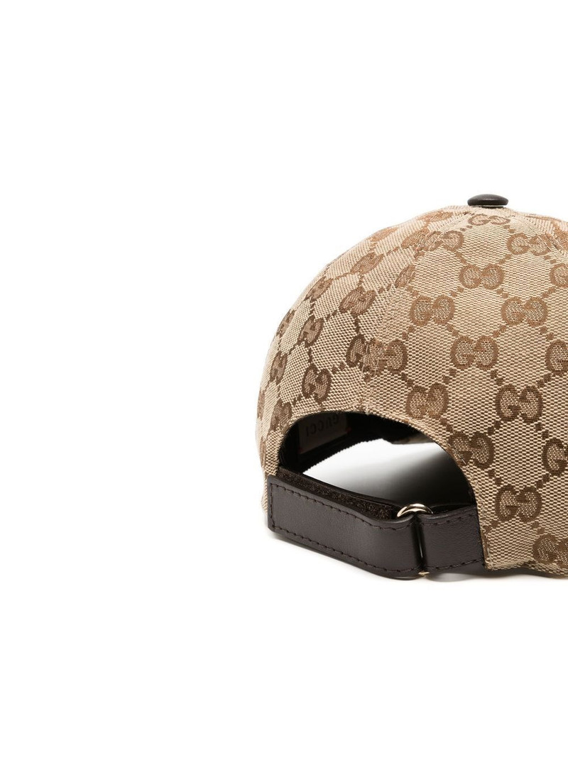 GUCCI GG fabric cap with Web outlook