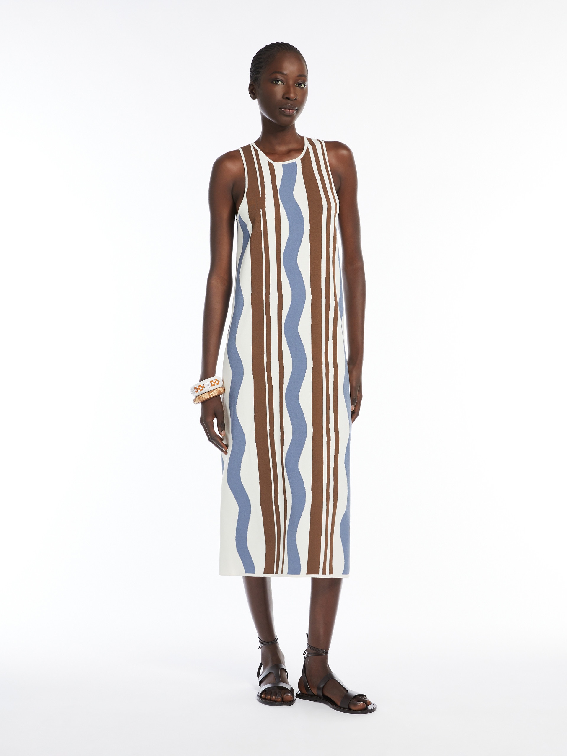 LACCA Patterned viscose yarn dress - 2