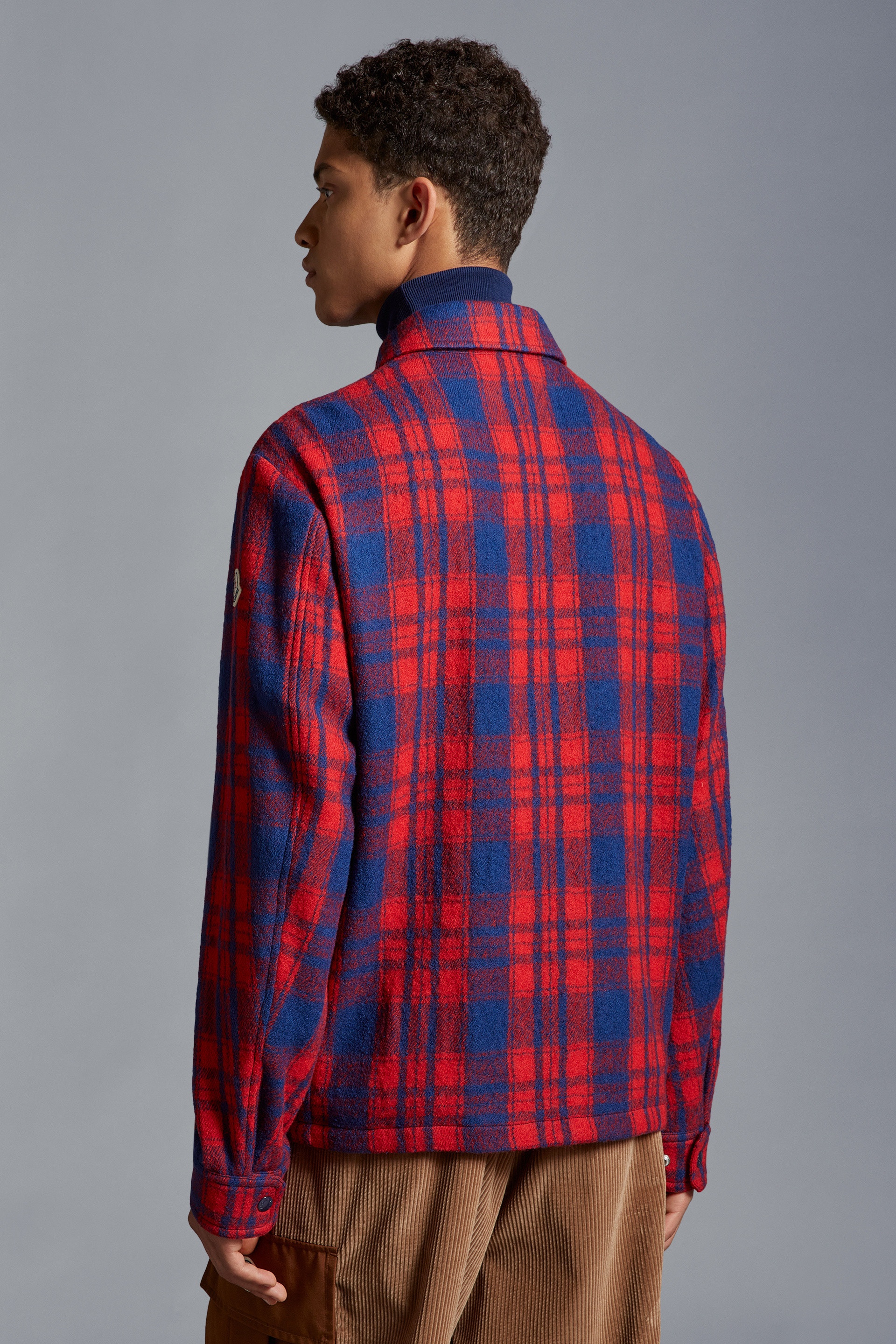 Plaid Wool Shirt - 5