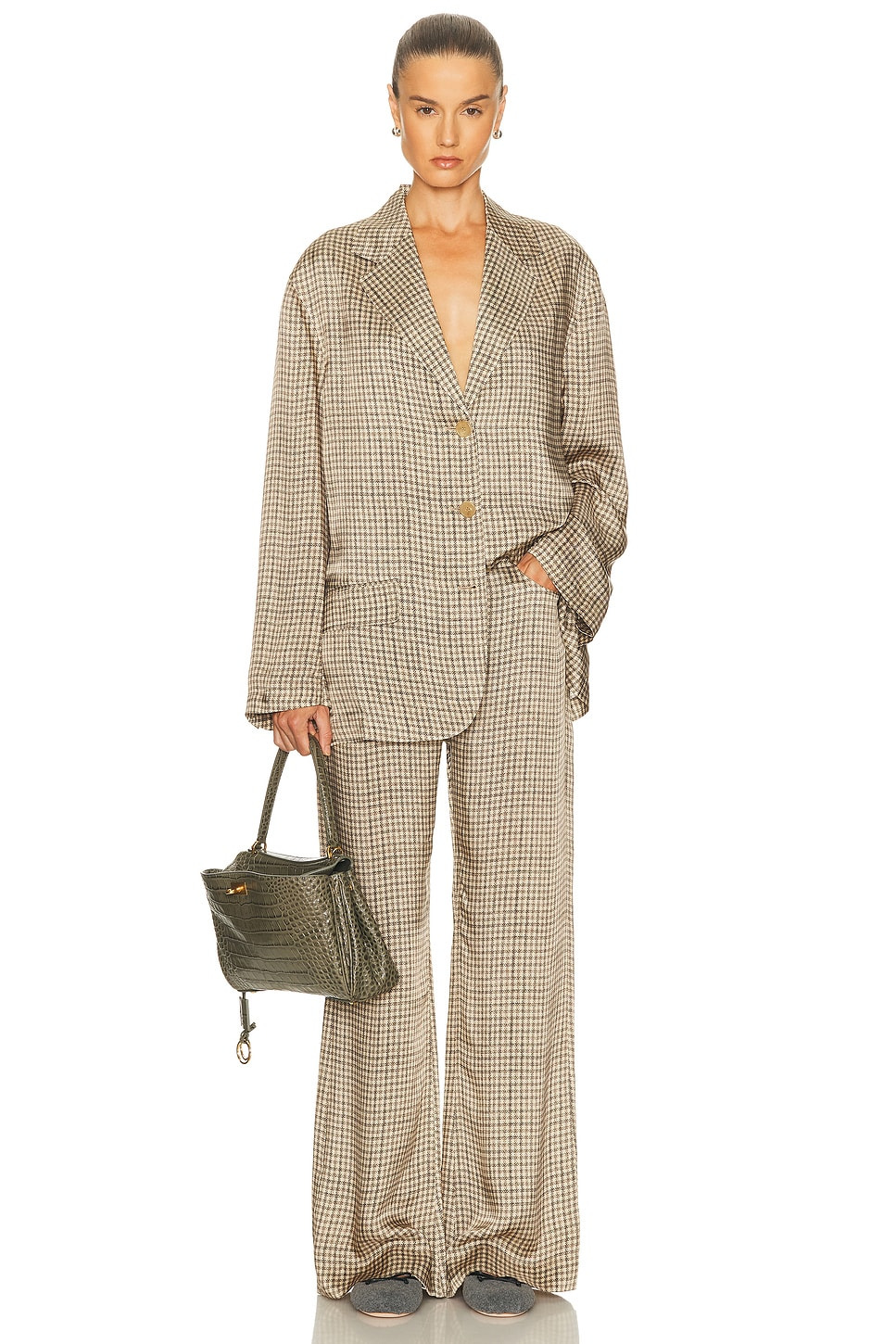 Poltana Fluid Check Pant - 5
