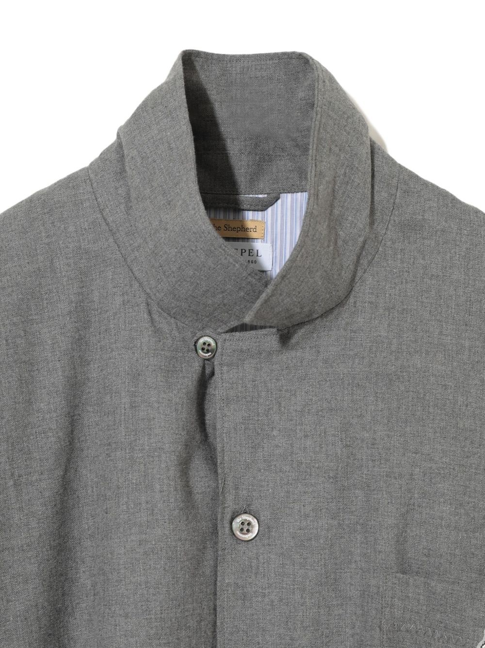 pocket-detail button-up shirt - 6