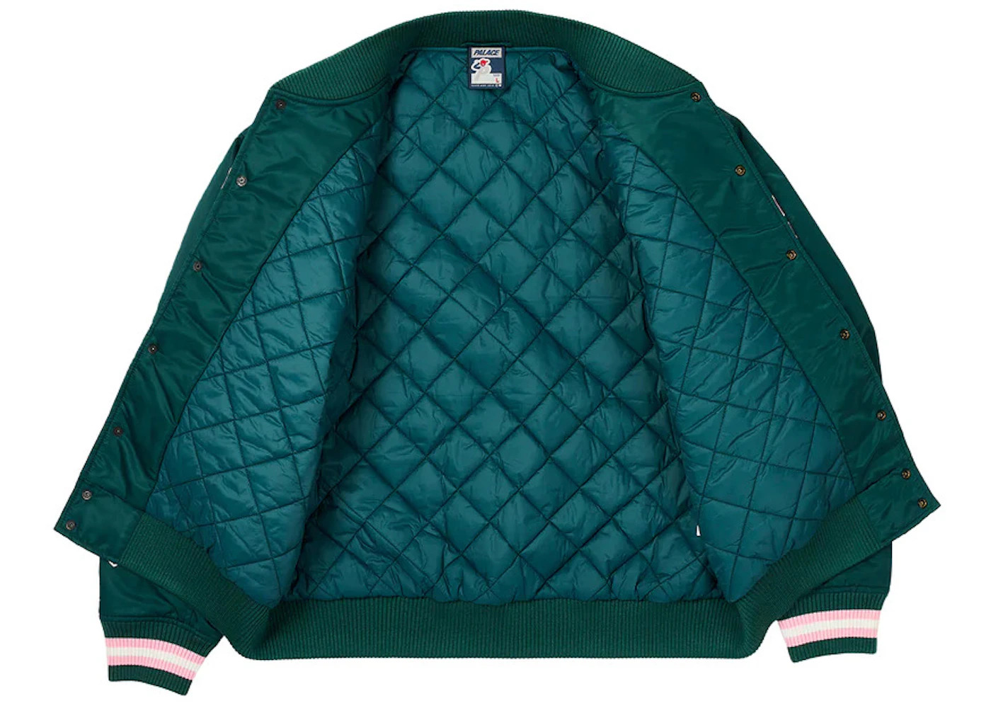 Palace Satin The Arena Jacket Green - 2