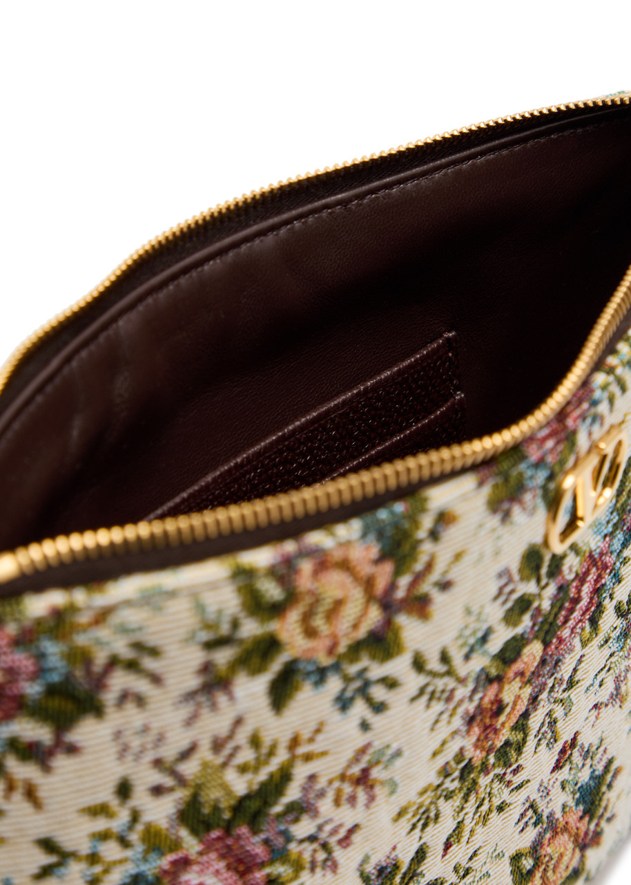 Valentino Garavani Floral-jacquard Woven Pouch - 4