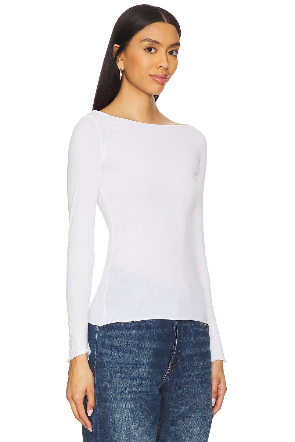 Boatneck Long Sleeve Tee - 2