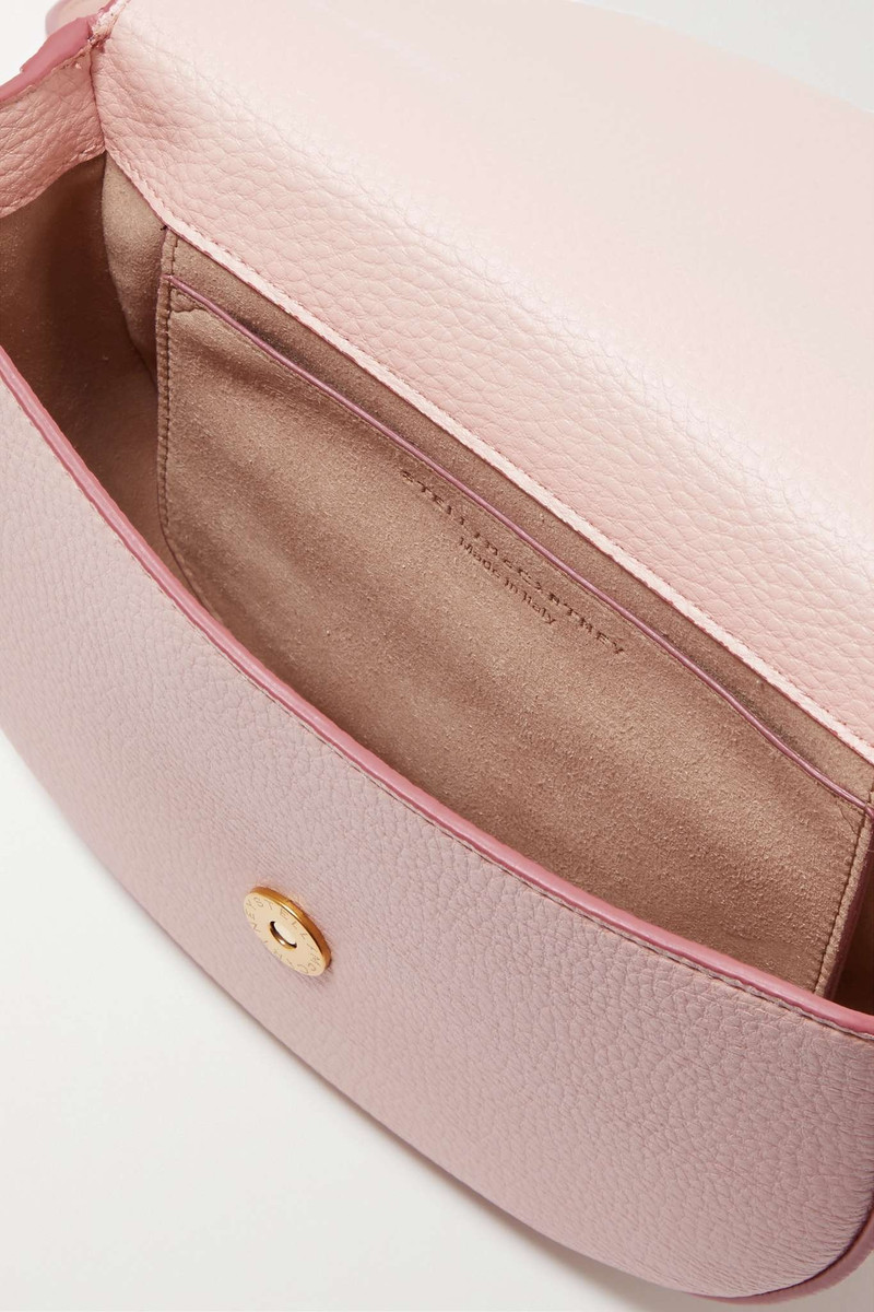 Frayme Flap medium vegetarian textured-leather shoulder bag 5