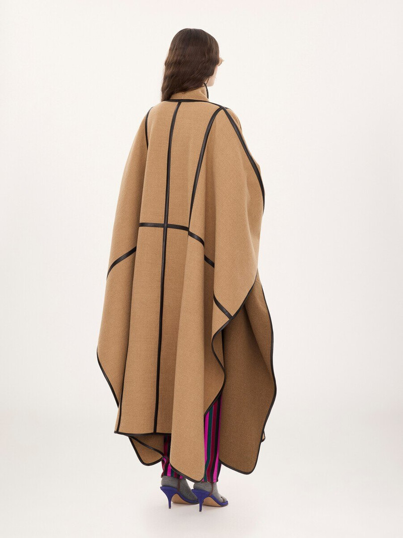 OVERSIZED LONG CAPE COAT IN WOOL 5