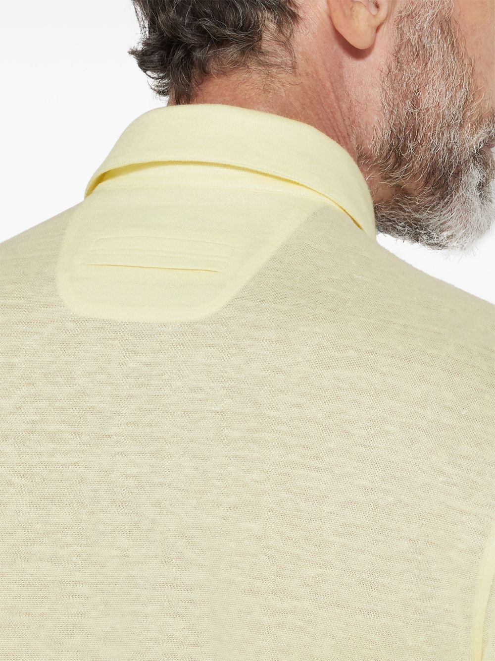 linen polo shirt - 5