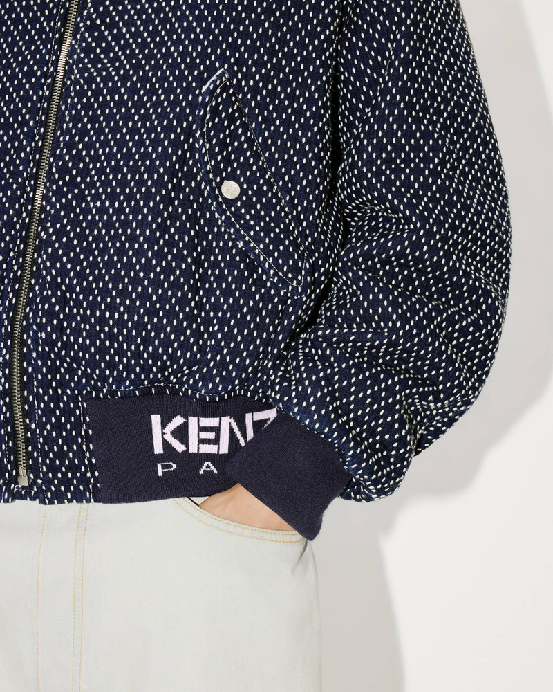 'KENZO Sashiko Stitch' denim bomber jacket 7