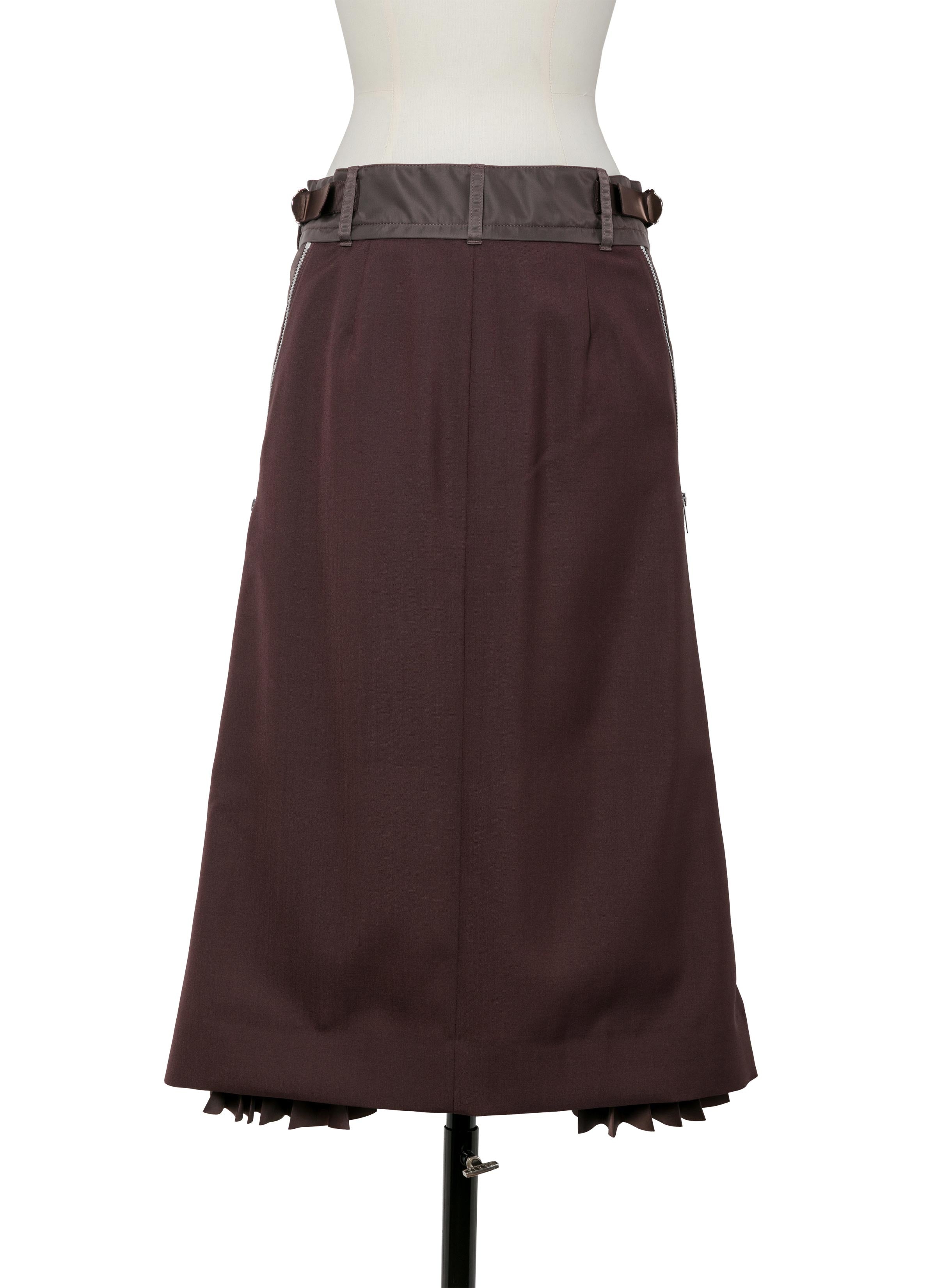 Suiting Mix Skirt - 3